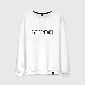 Мужской свитшот хлопок с принтом EYE CONTACT в Белгороде, 100% хлопок |  | Тематика изображения на принте: contact | eye | eyes | глазной | груди | грудь | зрительный | контакт | на | надпись | не | простая | смотри