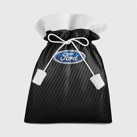 Подарочный 3D мешок с принтом Ford Carbone | Форд Карбон в Белгороде, 100% полиэстер | Размер: 29*39 см | explorer | fiesta | focus | ford | gt40 | kuga | mondeo | mustang | авто | автомобиль | ам | куга | машина | мондео | мустанг | фиеста | фокус | форд