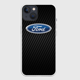 Чехол для iPhone 13 с принтом Ford Carbone | Форд Карбон в Белгороде,  |  | explorer | fiesta | focus | ford | gt40 | kuga | mondeo | mustang | авто | автомобиль | ам | куга | машина | мондео | мустанг | фиеста | фокус | форд