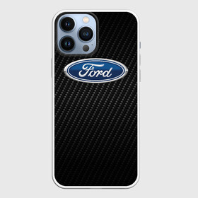 Чехол для iPhone 13 Pro Max с принтом Ford Carbone | Форд Карбон в Белгороде,  |  | Тематика изображения на принте: explorer | fiesta | focus | ford | gt40 | kuga | mondeo | mustang | авто | автомобиль | ам | куга | машина | мондео | мустанг | фиеста | фокус | форд