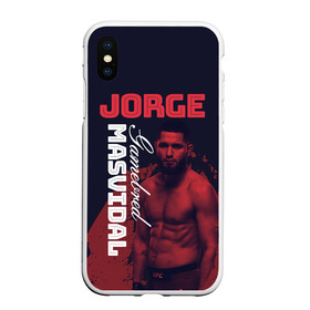 Чехол для iPhone XS Max матовый с принтом Jorge Masvidal в Белгороде, Силикон | Область печати: задняя сторона чехла, без боковых панелей | gamebred | jorge masvidal | masvidal | mma | ufc | масвидаль | мма | хорхе масвидаль