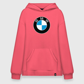 Худи SuperOversize хлопок с принтом BMW в Белгороде, 70% хлопок, 30% полиэстер, мягкий начес внутри | карман-кенгуру, эластичная резинка на манжетах и по нижней кромке, двухслойный капюшон
 | bmw | brand | car | germany | logo | speed | беха | бмв | бренд | германия | дрифт | лого | логотип | машина | надпись | парню | скорость | тачка | фирма