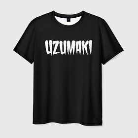 Мужская футболка 3D с принтом Uzumaki, Junji Ito  в Белгороде, 100% полиэфир | прямой крой, круглый вырез горловины, длина до линии бедер | Тематика изображения на принте: azami kurotani | horror | junji ito | junji ito collection | kirie | soichi | souichi | tomie | uzumaki | аниме | дзюндзи ито | кириэ | манга | сюити | томиэ | ужасы | узумаки