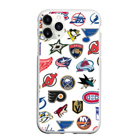 Чехол для iPhone 11 Pro матовый с принтом NHL PATTERN в Белгороде, Силикон |  | Тематика изображения на принте: anaheim ducks | arizona coyotes | boston bruins | buffalo sabres | calgary flames | canadiens de montreal | carolina hurricanes | chicago blackhawks | colorado avalanche | columbus blue jackets | dallas stars | detroit red wings | edmonton oil | hockey | 