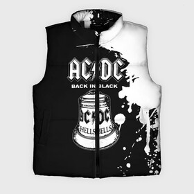 Мужской жилет утепленный 3D с принтом AC DC Back in Black в Белгороде,  |  | ac dc | acdc | acdc ас дс | angus | back in black | highway to hell | mckinnon | young | австралийская | ангус янг | ас дс | асдс | блюз | в форме | гитара | группа | крис слэйд | метал | молния | музыка | п | певец | рок | рок н ролл
