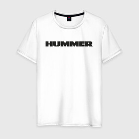 Мужская футболка хлопок с принтом Hammer в Белгороде, 100% хлопок | прямой крой, круглый вырез горловины, длина до линии бедер, слегка спущенное плечо. | auto | h1 | h2 | hammer | hmmwv | авто | автомобиль | ам | машина | хамер | хаммер