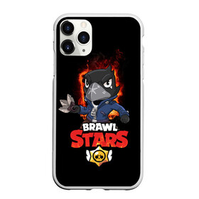 Чехол для iPhone 11 Pro Max матовый с принтом Crow Brawl Stars в Белгороде, Силикон |  | brawl stars | brawl stars crow | brawl stars leon | crow | fire crow | leon | бравл старс | бравл старс ворон | бравл старс кроу | ворон | ворон brawl stars | кров | кроу | огонь