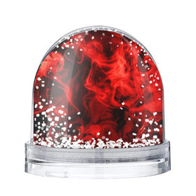 Снежный шар с принтом Красный дым в Белгороде, Пластик | Изображение внутри шара печатается на глянцевой фотобумаге с двух сторон | дым | красный дым | накал | огонь | смешение красок | текстуры