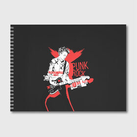 Альбом для рисования с принтом Punk-rock в Белгороде, 100% бумага
 | матовая бумага, плотность 200 мг. | order in decline | punk | punk rock | rock | sum 41 | sum41 | марк спиколак | панк рок | поп панк | рок | рок группа | сам фоти уан