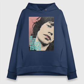 Женское худи Oversize хлопок с принтом Mick Jagger в Белгороде, френч-терри — 70% хлопок, 30% полиэстер. Мягкий теплый начес внутри —100% хлопок | боковые карманы, эластичные манжеты и нижняя кромка, капюшон на магнитной кнопке | Тематика изображения на принте: mick jagger | music | rock | rolling stones | музыка | рок