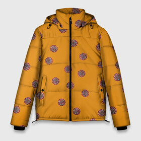 Мужская зимняя куртка 3D с принтом CoronaVirus в Белгороде, верх — 100% полиэстер; подкладка — 100% полиэстер; утеплитель — 100% полиэстер | длина ниже бедра, свободный силуэт Оверсайз. Есть воротник-стойка, отстегивающийся капюшон и ветрозащитная планка. 

Боковые карманы с листочкой на кнопках и внутренний карман на молнии. | covid 19 | вирус | корона | коронавирус