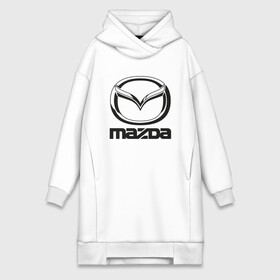 Платье-худи хлопок с принтом MAZDA LOGO | МАЗДА ЛОГО в Белгороде,  |  | Тематика изображения на принте: auto | mazda | mps | sport | авто | автомобиль | автомобильные | бренд | мазда | марка | машины | мпс | спорт