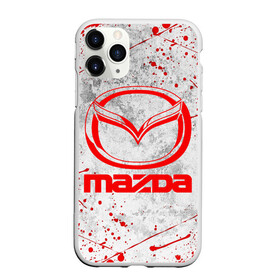 Чехол для iPhone 11 Pro Max матовый с принтом MAZDA RED LOGO в Белгороде, Силикон |  | auto | mazda | mps | sport | авто | автомобиль | автомобильные | бренд | мазда | марка | машины | мпс | спорт