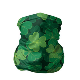 Бандана-труба 3D с принтом Ирландский клевер в Белгороде, 100% полиэстер, ткань с особыми свойствами — Activecool | плотность 150‒180 г/м2; хорошо тянется, но сохраняет форму | clover | day | ireland.lucky | irish | patrick | patricks | shamrock | день | зеленая | зеленый | ирландский | клевер | купить | патрик | патрика | святого | святой
