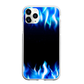 Чехол для iPhone 11 Pro матовый с принтом Синий Огонь в Белгороде, Силикон |  | абстракция | блеск | волны | дракон | дым | крутой | линии | неон | неоновый | ночь | огненный | огни | огонь | пламя | свет | синий | сияние | яркий