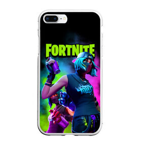 Чехол для iPhone 7Plus/8 Plus матовый с принтом FORTNITE в Белгороде, Силикон | Область печати: задняя сторона чехла, без боковых панелей | Тематика изображения на принте: chapter 2 | fortnite | fortnite x | tilted teknique | игры | мисс будущее | фортнайт