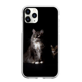 Чехол для iPhone 11 Pro матовый с принтом Котики в Белгороде, Силикон |  | animal | animals | beast | black | cat | kitten | животное | животные | зверек | зверь | кот | котейка | котенок | котики | котэ | кошка | кошки | мейн кун | черная