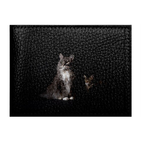 Обложка для студенческого билета с принтом Котики в Белгороде, натуральная кожа | Размер: 11*8 см; Печать на всей внешней стороне | Тематика изображения на принте: animal | animals | beast | black | cat | kitten | животное | животные | зверек | зверь | кот | котейка | котенок | котики | котэ | кошка | кошки | мейн кун | черная