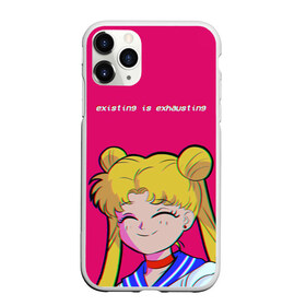 Чехол для iPhone 11 Pro Max матовый с принтом EXISTING IS EXHAUSTING в Белгороде, Силикон |  | anime | japan | manga | sailor moon | аниме | девочка | девушка | лунная призма | манга | сейлор мун | сэйлор мун | япония