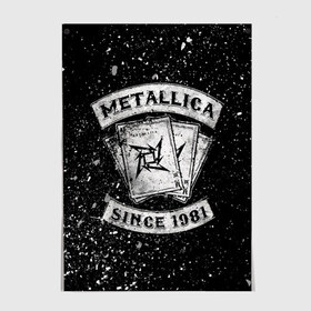 Постер с принтом Metallica в Белгороде, 100% бумага
 | бумага, плотность 150 мг. Матовая, но за счет высокого коэффициента гладкости имеет небольшой блеск и дает на свету блики, но в отличии от глянцевой бумаги не покрыта лаком | album | black | concert | heavy | kirk | metal | metallica | music | rock | tolls | джеймс хэтфилд | кирк хэмметт | клифф бёртон | ларс ульрих | метал | металлика | трэш