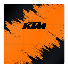 Магнитный плакат 3Х3 с принтом KTM в Белгороде, Полимерный материал с магнитным слоем | 9 деталей размером 9*9 см | enduro | ktm | moto | motocycle | sportmotorcycle | ктм | мото | мотоспорт
