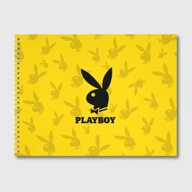 Альбом для рисования с принтом PLAYBOY в Белгороде, 100% бумага
 | матовая бумага, плотность 200 мг. | Тематика изображения на принте: brand | brazzers | fake taxi | faketaxi | hub | mode | playboy | бразерс | бренд | мода | фейк такси