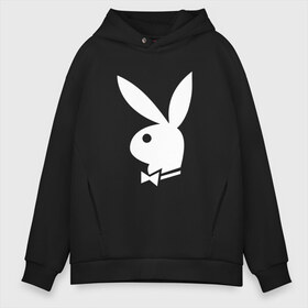 Мужское худи Oversize хлопок с принтом PLAYBOY в Белгороде, френч-терри — 70% хлопок, 30% полиэстер. Мягкий теплый начес внутри —100% хлопок | боковые карманы, эластичные манжеты и нижняя кромка, капюшон на магнитной кнопке | Тематика изображения на принте: brand | brazzers | fake taxi | faketaxi | hub | mode | playboy | бразерс | бренд | мода | фейк такси