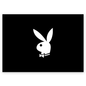 Поздравительная открытка с принтом PLAYBOY в Белгороде, 100% бумага | плотность бумаги 280 г/м2, матовая, на обратной стороне линовка и место для марки
 | Тематика изображения на принте: brand | brazzers | fake taxi | faketaxi | hub | mode | playboy | бразерс | бренд | мода | фейк такси