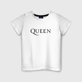 Детская футболка хлопок с принтом QUEEN (НА СПИНЕ) в Белгороде, 100% хлопок | круглый вырез горловины, полуприлегающий силуэт, длина до линии бедер | queen | rock | we will rock you | брайан мэи | группа queen | группа квин | джон дикон | квин | королева | король | роджер тейлор | рок | фредди меркьюри