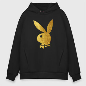 Мужское худи Oversize хлопок с принтом PLAYBOY GOLD в Белгороде, френч-терри — 70% хлопок, 30% полиэстер. Мягкий теплый начес внутри —100% хлопок | боковые карманы, эластичные манжеты и нижняя кромка, капюшон на магнитной кнопке | Тематика изображения на принте: brand | brazzers | fake taxi | faketaxi | hub | mode | playboy | бразерс | бренд | мода | фейк такси