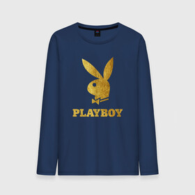 Мужской лонгслив хлопок с принтом PLAYBOY GOLD в Белгороде, 100% хлопок |  | Тематика изображения на принте: brand | brazzers | fake taxi | faketaxi | hub | mode | playboy | бразерс | бренд | мода | фейк такси