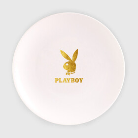 Тарелка с принтом PLAYBOY GOLD в Белгороде, фарфор | диаметр - 210 мм
диаметр для нанесения принта - 120 мм | brand | brazzers | fake taxi | faketaxi | hub | mode | playboy | бразерс | бренд | мода | фейк такси