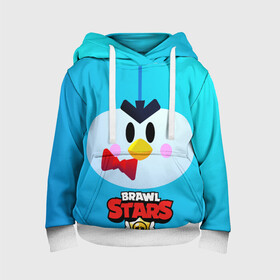 Детская толстовка 3D с принтом Brawl Stars Penguin в Белгороде, 100% полиэстер | двухслойный капюшон со шнурком для регулировки, мягкие манжеты на рукавах и по низу толстовки, спереди карман-кенгуру с мягким внутренним слоем | penguin | pengvin | pingvin | пенгвин | пингвин