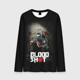 Мужской лонгслив 3D с принтом BloodShot в Белгороде, 100% полиэстер | длинные рукава, круглый вырез горловины, полуприлегающий силуэт | bloodshot | valiant | vin diesel | бладшот | вин дизель | кино | фильм | фильм 2020