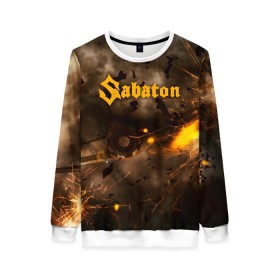 Женский свитшот 3D с принтом Sabaton в Белгороде, 100% полиэстер с мягким внутренним слоем | круглый вырез горловины, мягкая резинка на манжетах и поясе, свободная посадка по фигуре | battle | panzerkampf | primo victoria | sabaton | the art of war | the great war | атака мертвецов | бисмарк | броден | войны | группа | йоаким | латный ботинок | метал | ночные ведьмы | пауэр | рок | рыцарские доспехи | сабатон