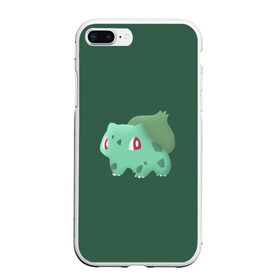 Чехол для iPhone 7Plus/8 Plus матовый с принтом Pokemon Bulbasaur в Белгороде, Силикон | Область печати: задняя сторона чехла, без боковых панелей | Тематика изображения на принте: pokemon | аниме | покемон | снорлакс