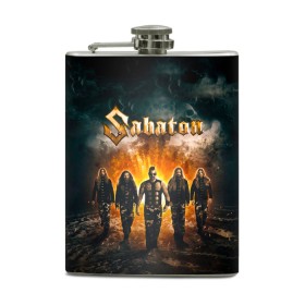 Фляга с принтом Sabaton в Белгороде, металлический корпус | емкость 0,22 л, размер 125 х 94 мм. Виниловая наклейка запечатывается полностью | battle | panzerkampf | primo victoria | sabaton | the art of war | the great war | атака мертвецов | бисмарк | броден | войны | группа | йоаким | латный ботинок | метал | ночные ведьмы | пауэр | рок | рыцарские доспехи | сабатон