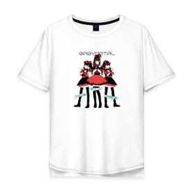 Мужская футболка хлопок Oversize с принтом Babymetal в Белгороде, 100% хлопок | свободный крой, круглый ворот, “спинка” длиннее передней части | anime | babymetal | bts | idol | japan | k pop | аниме | группа | идол | каваии | каваий | метал | музыка | япония