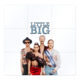 Магнитный плакат 3Х3 с принтом Little Big в Белгороде, Полимерный материал с магнитным слоем | 9 деталей размером 9*9 см | Тематика изображения на принте: little big | евровидение | илья прускин