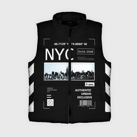 Женский жилет утепленный 3D с принтом New York Strips в Белгороде,  |  | fashion | hypebeast | off | off white | streetwear | virgil abloh | white | вайт | итальянский | мода | офф | офф вайт | стаил | стритвир | уличный | урбан