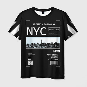 Мужская футболка 3D с принтом New-York Strips в Белгороде, 100% полиэфир | прямой крой, круглый вырез горловины, длина до линии бедер | fashion | hypebeast | off | off white | streetwear | virgil abloh | white | вайт | итальянский | мода | офф | офф вайт | стаил | стритвир | уличный | урбан
