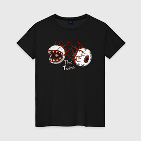 Женская футболка хлопок с принтом Terraria в Белгороде, 100% хлопок | прямой крой, круглый вырез горловины, длина до линии бедер, слегка спущенное плечо | brain of cthulhu | eater of worlds | eye of cthulhu | game | king slime | moon lord | queen bee | skeletron | terka | terra | terraria | the twin | twins | игры | майнкрафт | терария | терка | террария