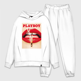 Мужской костюм хлопок OVERSIZE с принтом PLAYBOY в Белгороде,  |  | Тематика изображения на принте: brand | brazzers | fake taxi | faketaxi | fire | hub | kiss | mode | playboy | бразерс | бренд | губы | мода | поцелуй | фейк такси