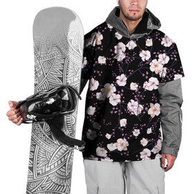 Накидка на куртку 3D с принтом САКУРА | SAKURA в Белгороде, 100% полиэстер |  | Тематика изображения на принте: chery | flowers | japan | sakura | вишня | растения | сакура | цветы | цветы сакуры | япония
