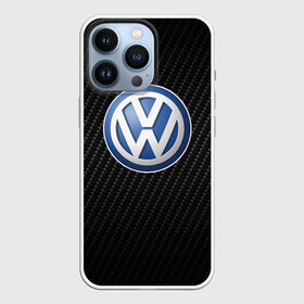 Чехол для iPhone 13 Pro с принтом Volkswagen Logo | Фольксваген Лого в Белгороде,  |  | Тематика изображения на принте: amarok | arteon | caravelle | golf | polo | scirocco | teramont | tiguan | to | touareg | transporter | volkswagen | vw | авто | автомобиль | ам | бренд | карбон | машина | машины | народный автомобиль | фольксваген