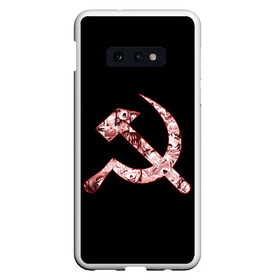 Чехол для Samsung S10E с принтом Anime USSR в Белгороде, Силикон | Область печати: задняя сторона чехла, без боковых панелей | ahegao | anime | chan | hammer | manga | sickle | ussr | аниме | ахегао | герб | манга | молот | серп | серп и молот | символ | ссср | тян