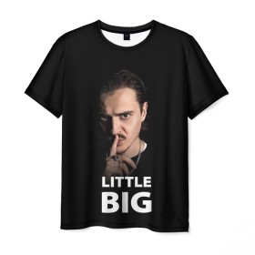 Мужская футболка 3D с принтом Little Big. Илья Прусикин в Белгороде, 100% полиэфир | прямой крой, круглый вырез горловины, длина до линии бедер | little big | евровидение | илья прусикин