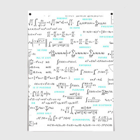 Постер с принтом Математические формулы в Белгороде, 100% бумага
 | бумага, плотность 150 мг. Матовая, но за счет высокого коэффициента гладкости имеет небольшой блеск и дает на свету блики, но в отличии от глянцевой бумаги не покрыта лаком | алгебра | вычисления | геометрия | дроби | интегралы | матан | математика | студентам | формулы | школа | шпаргалка