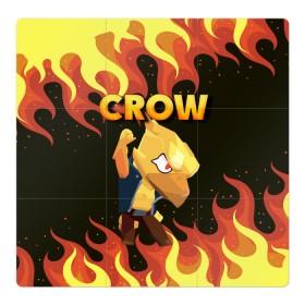 Магнитный плакат 3Х3 с принтом BRAWL STARS CROW в Белгороде, Полимерный материал с магнитным слоем | 9 деталей размером 9*9 см | bibi | brawl | brawl stars | crow | leon | max | sally | shark | stars | акула | биби | бравл | бравл старс | браво старс | игра | компьютерная | кров | леон | леон акула | старс | шарк