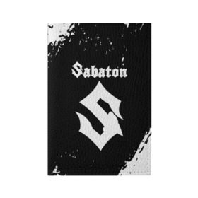 Обложка для паспорта матовая кожа с принтом SABATON в Белгороде, натуральная матовая кожа | размер 19,3 х 13,7 см; прозрачные пластиковые крепления | sabaton | skull | даниель муллбак | йоаким броден | крис рёланд | оскар монтелиус | пэр сундстрём | рикард сунден | сабатон | скелет | тоббе энглунд | томми юханссон | ханнес ван дал | черепа